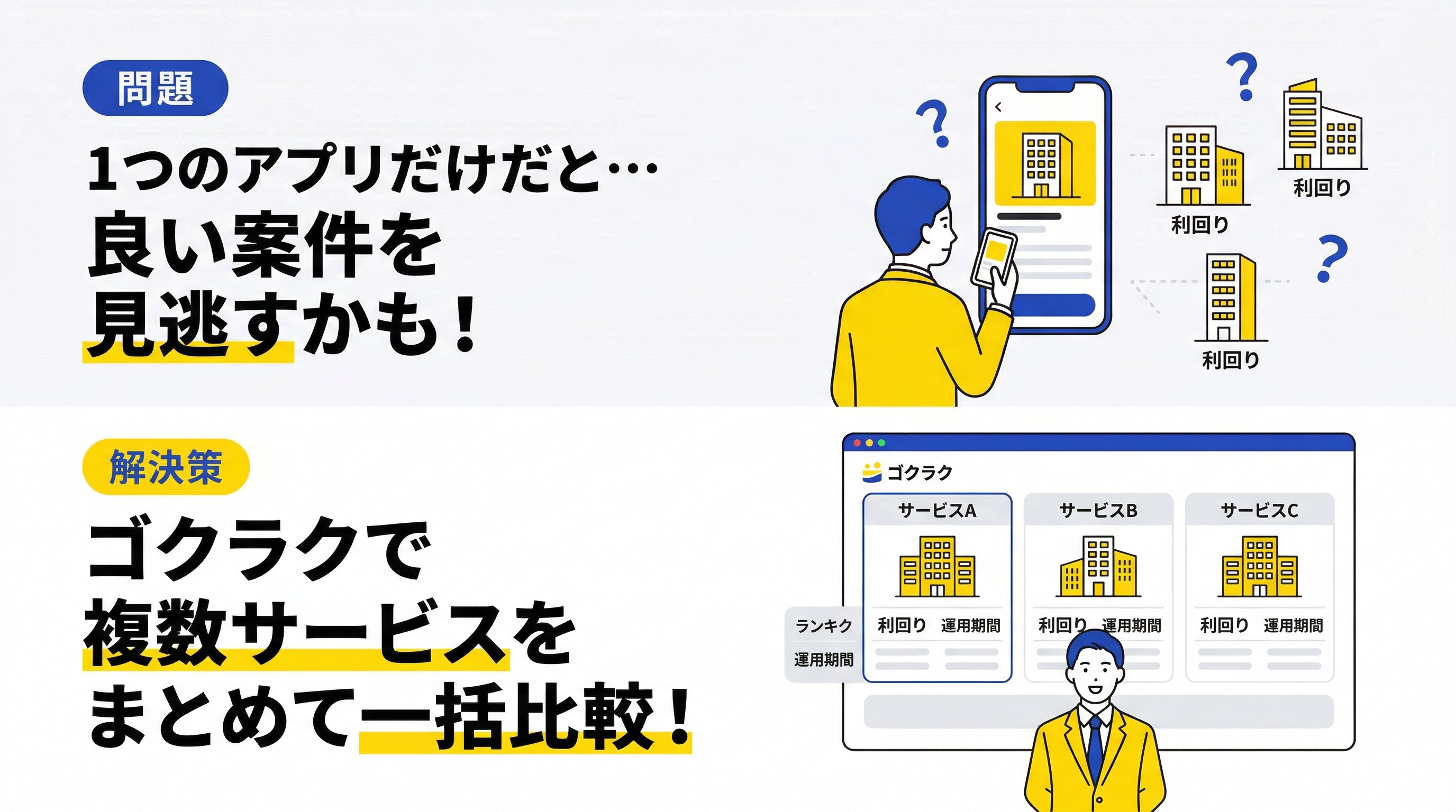 ゴクラクで比較しよう