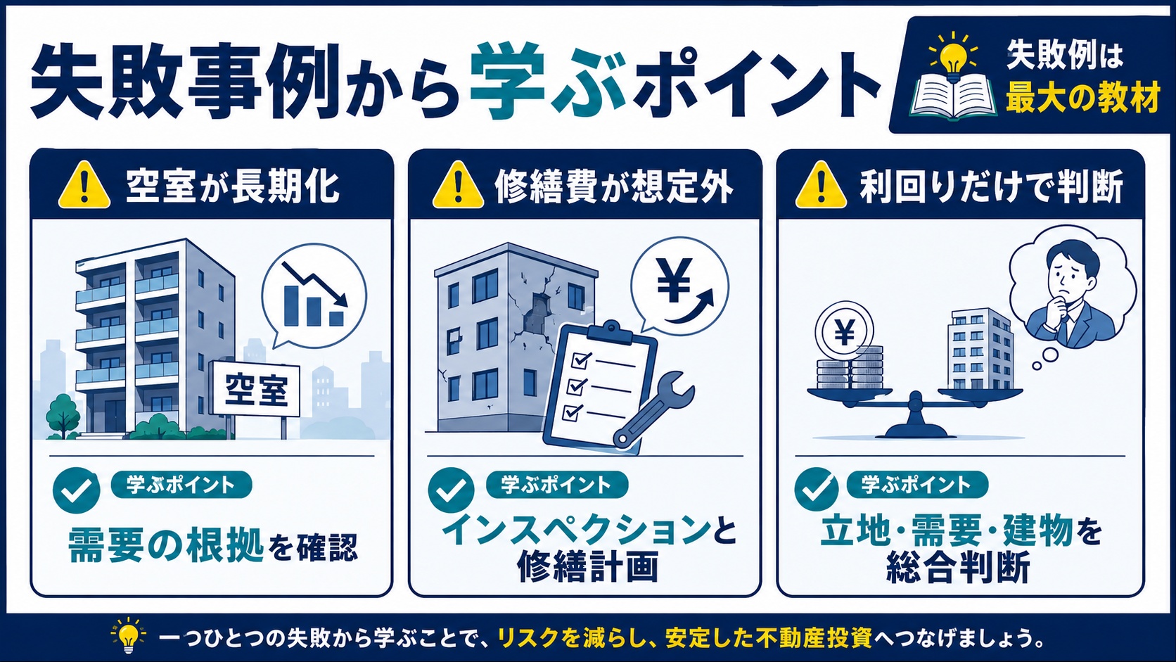 失敗から学ぶポイント