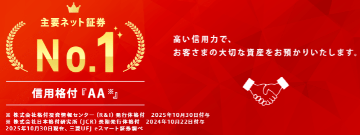 安全性・格付けで証券会社を比較