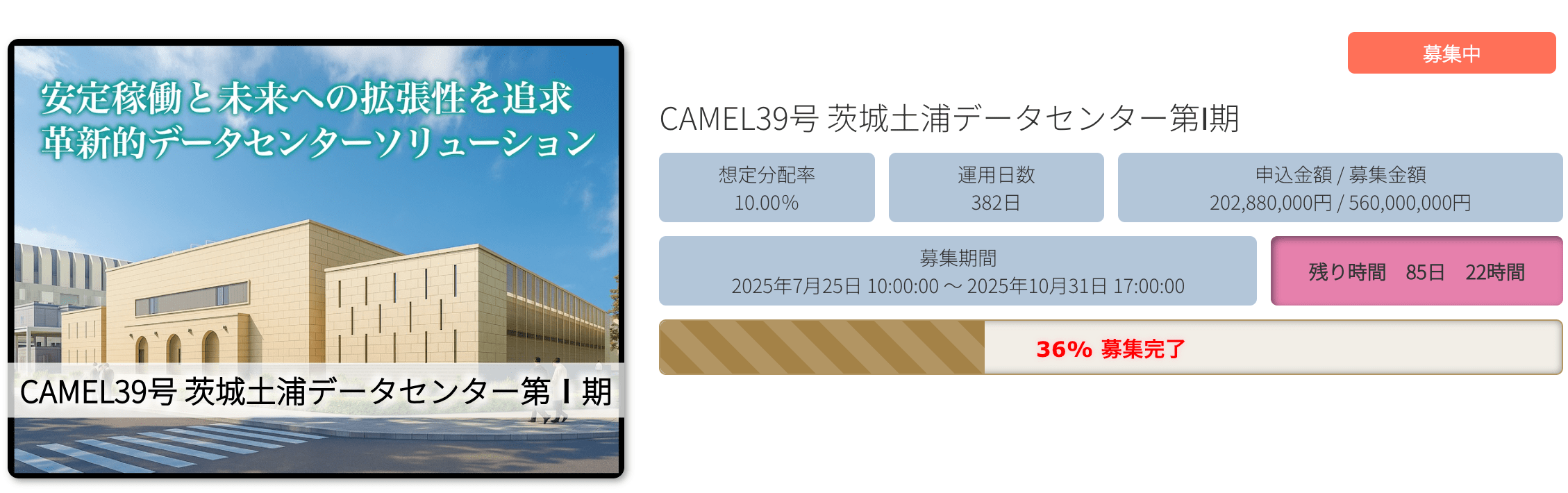 camelのデーターセンター