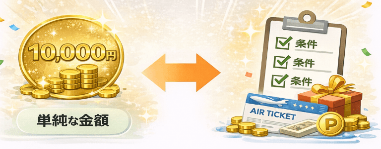 クレジットカードの入会特典ランキング