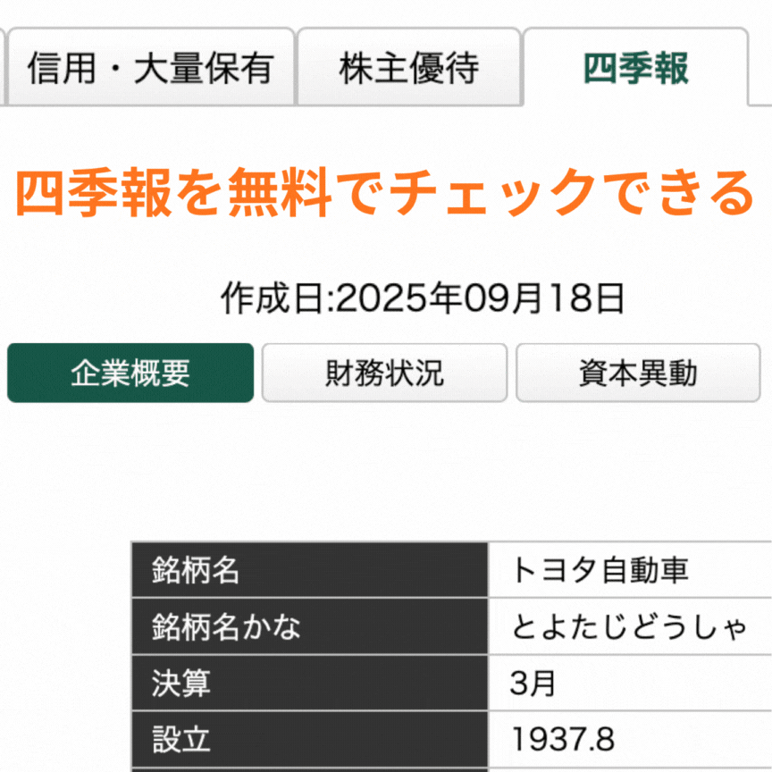 松井の四季報