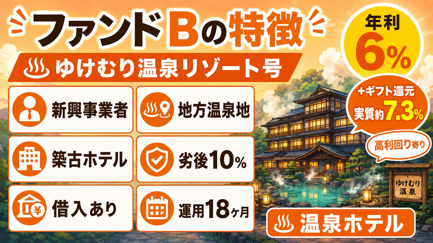 ファンドBの特徴