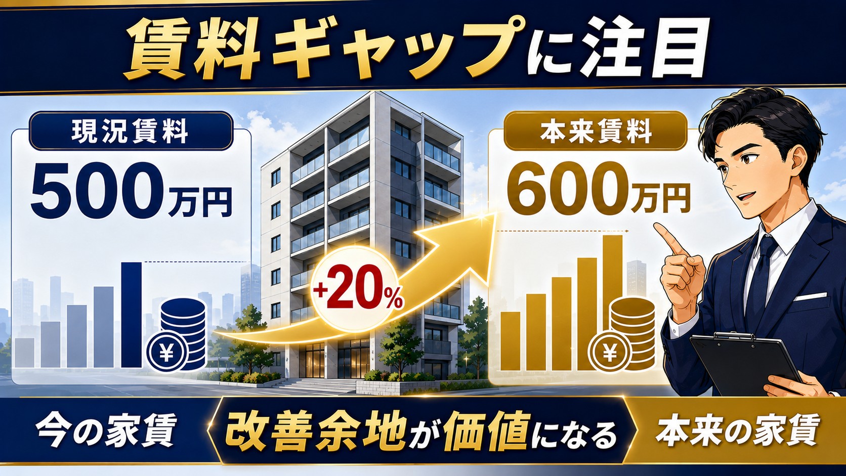 賃料ギャップに注目