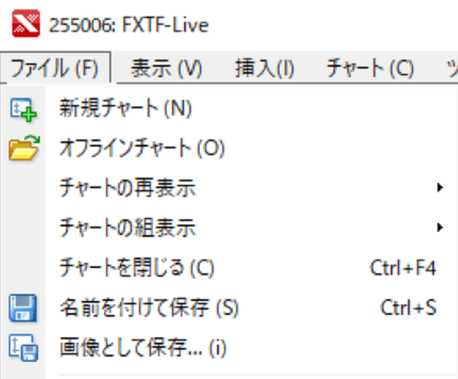 fxtfのmt4
