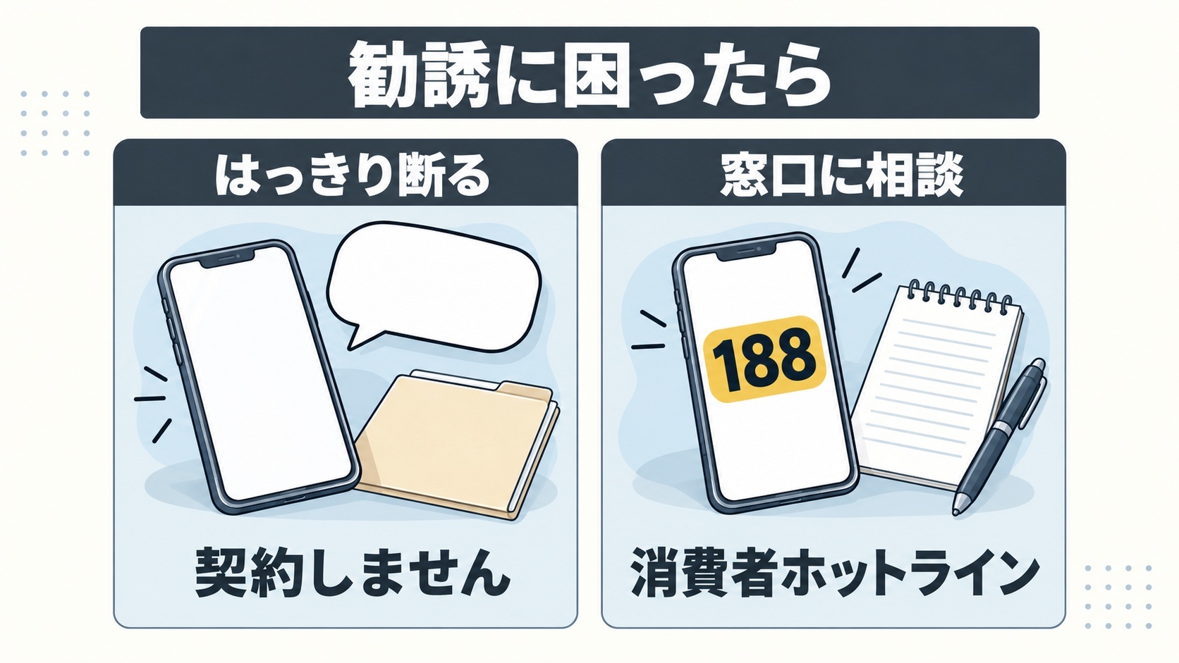 勧誘に困ったら