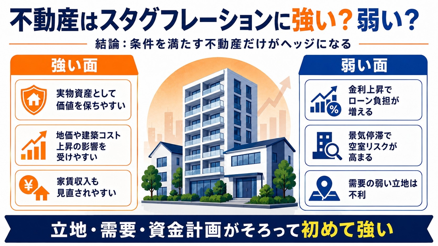 不動産はスタグフレーションに強いのか