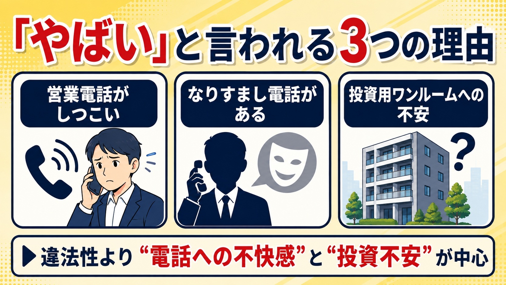ヤバいと言われる3つの理由