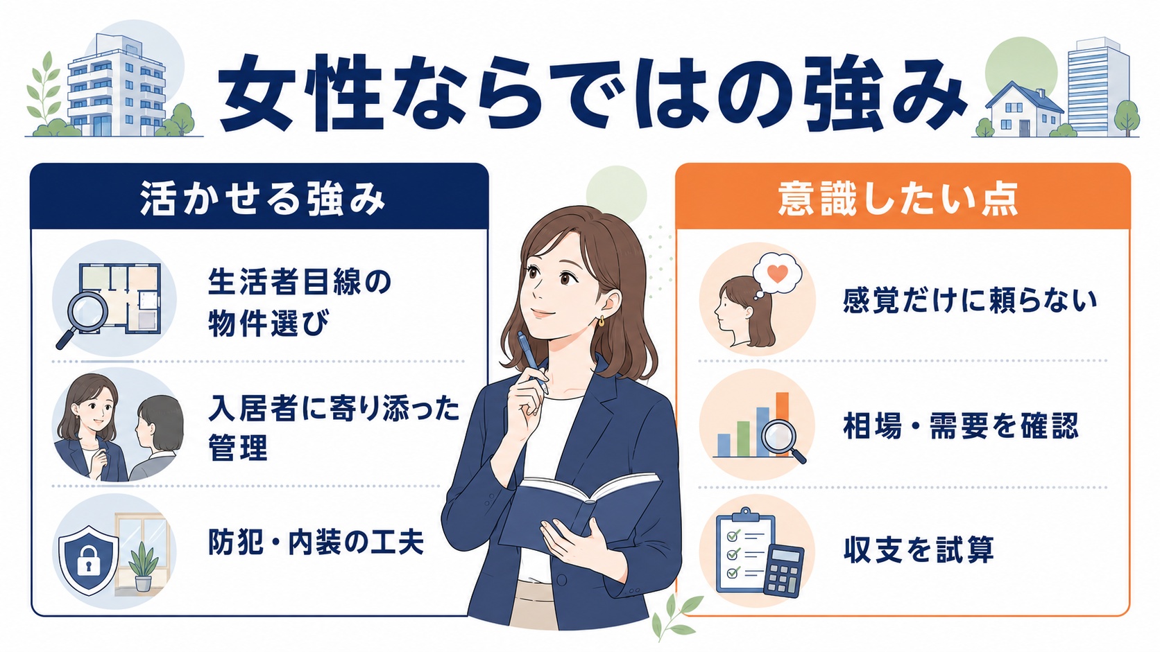 女性ならではの強み