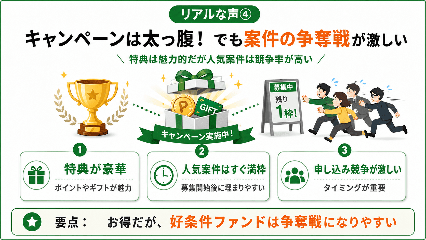 ミラリタのキャンペーン