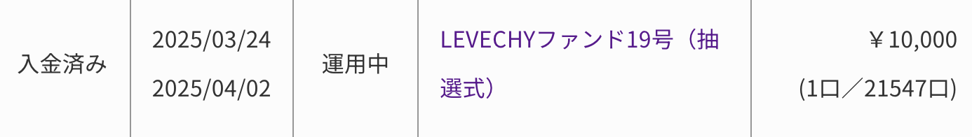 レベチーやってみた