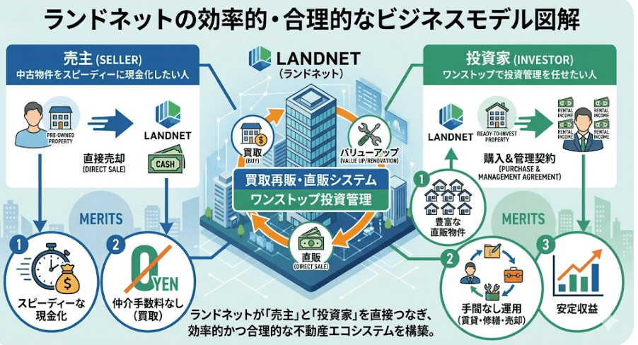 ランドネットの評判