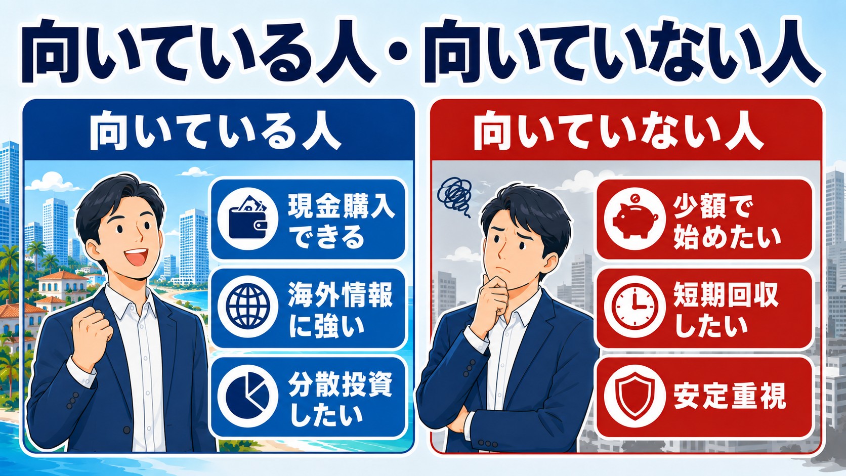 向いている人・向いていない人