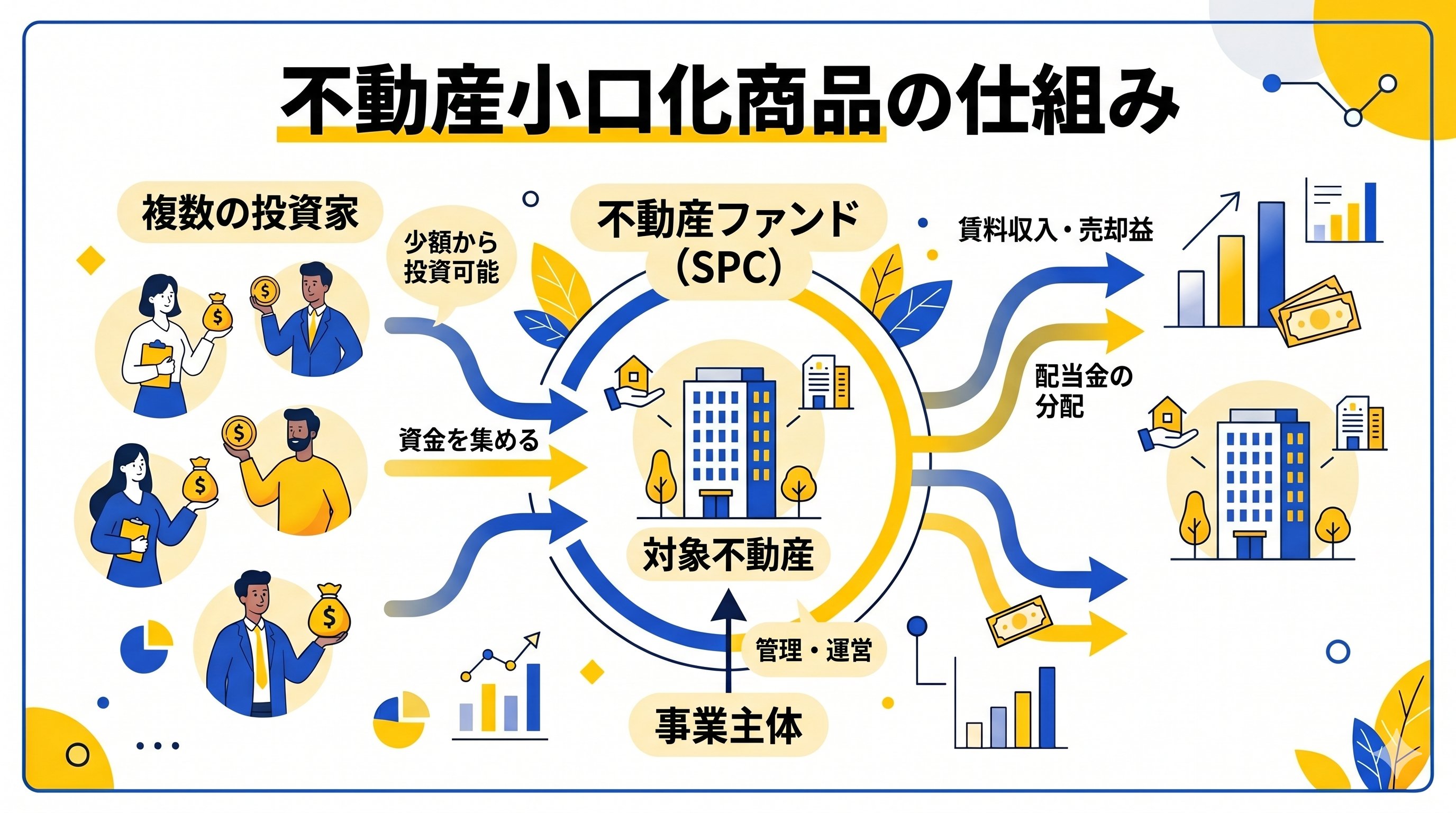 不動産小口化商品の仕組み