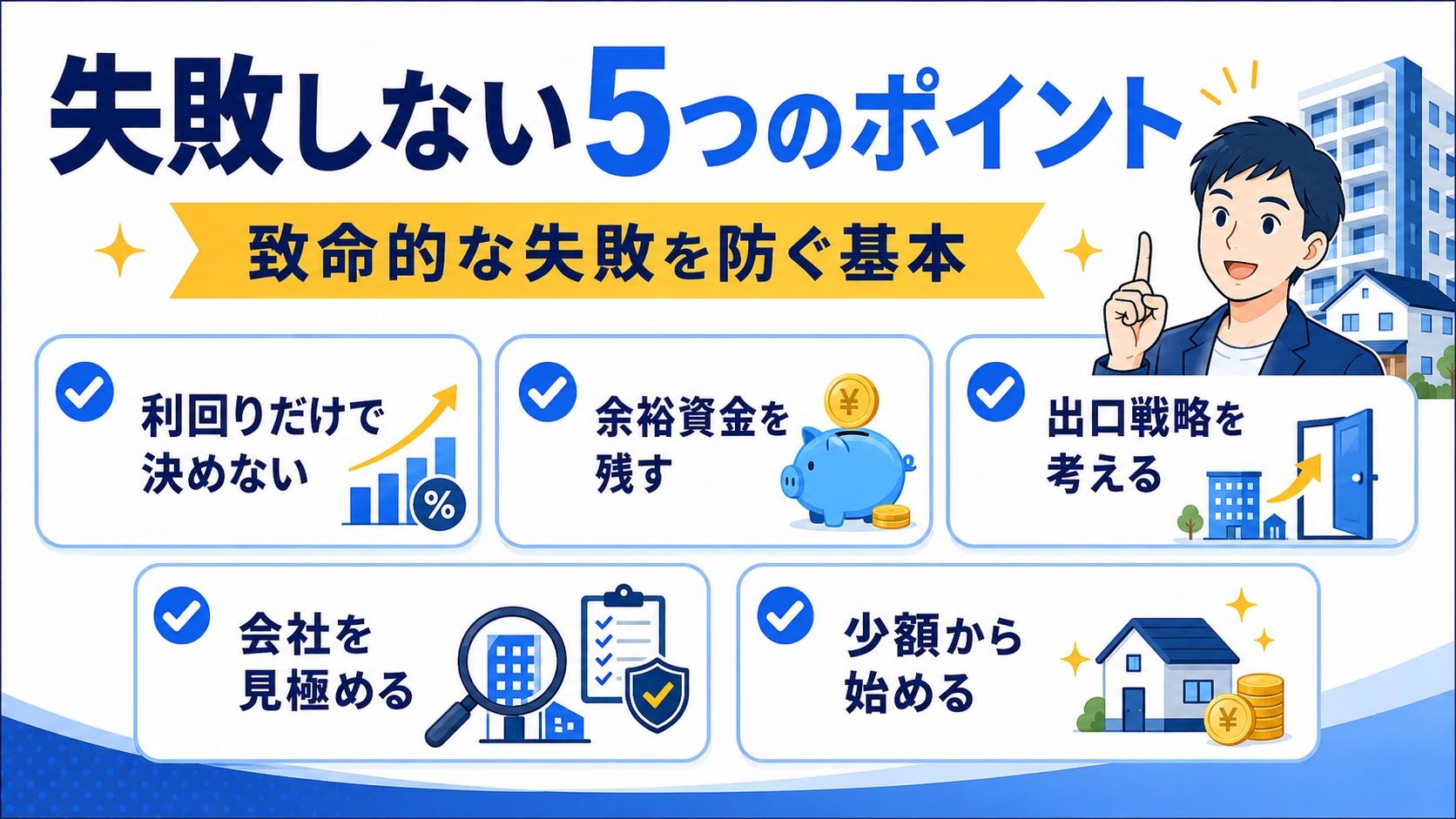 失敗しない5つのポイント