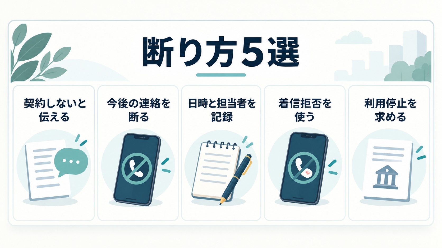 断り方5選