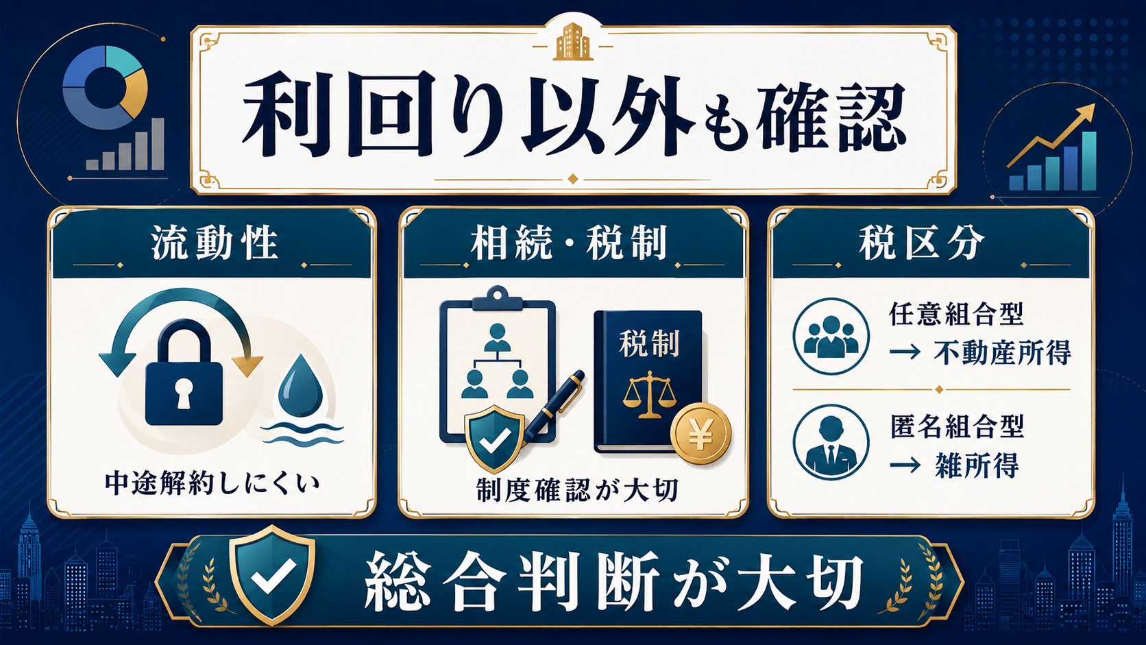 利回り以外も確認