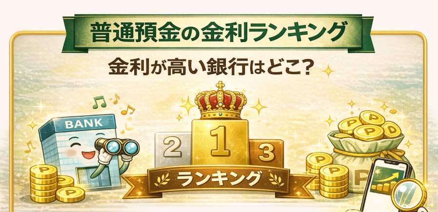 普通預金の金利ランキング